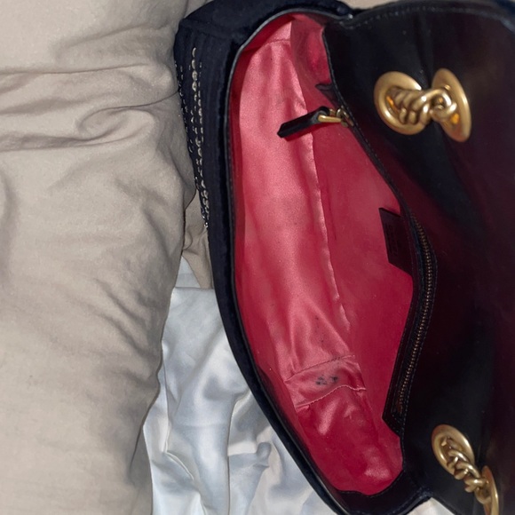 Gucci GG marmont crystal embellished velvet Crossbody bag - Picture 17 of 17